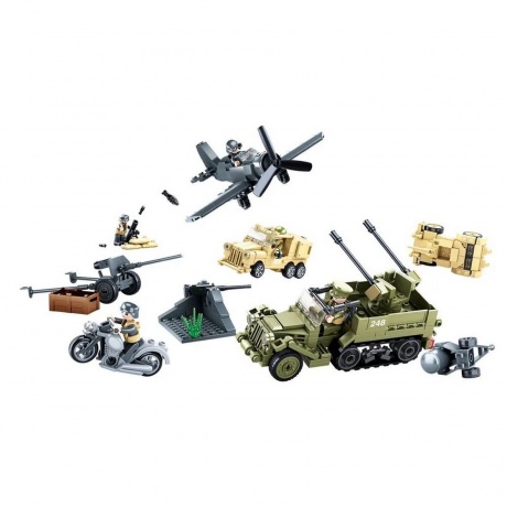 Конструктор "Армия.Спецтехника" 552 детали в коробке - фото 2