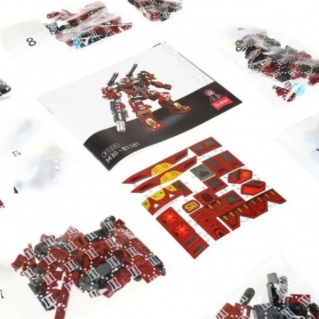 Конструктор "Робот 05" 588 деталей в коробке - фото 5