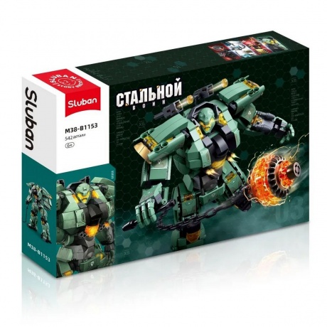 Конструктор "Космический робот" 542 детали в коробке - фото 2