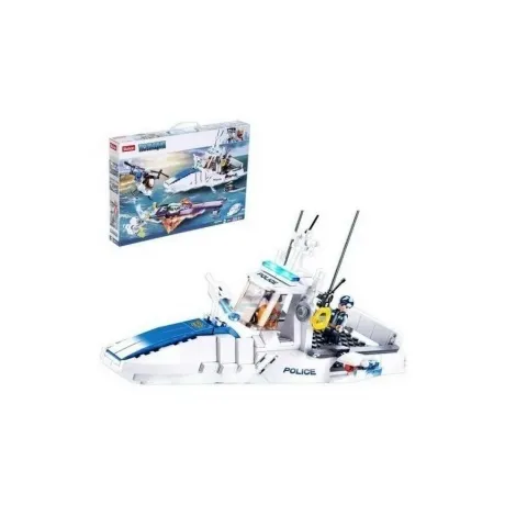 Конструктор "Полиция.Преследование в море" 559 деталей в коробке