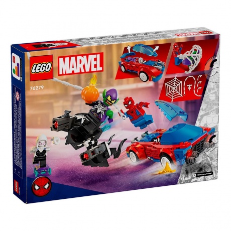 Конструктор LEGO Marvel Гоночная машина Человека-паука и Зеленый гоблин Веном 76279 3150₽