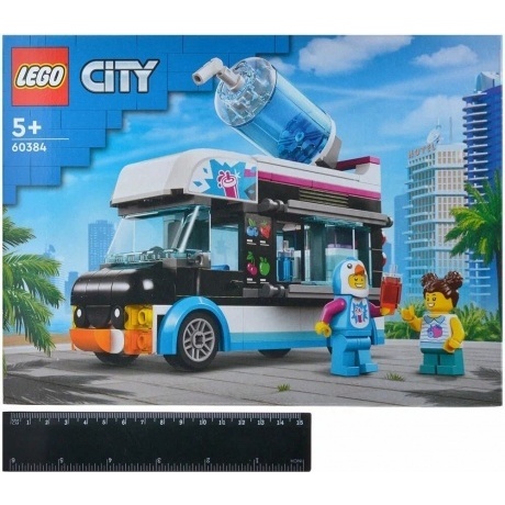 Конструктор Lego City Фургон для шейков Пингвин (60384) - фото 13