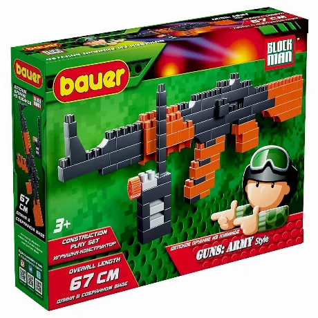 Конструтор Bauer "Автомат АК-47 и портативная рация" 104 детали ...