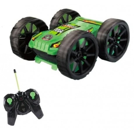 Радиоуправляемая игрушка 1Toy Машина-перевёртыш Hot Wheels Т10978 Black-Green - фото 1