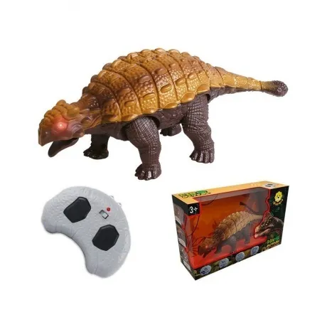 Динозавр ANKYLOSAURUS на РУ (свет,звук) в коробке горят глаза,от...
