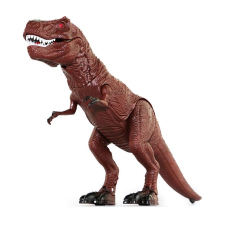 Динозавр T-Rex на РУ (свет,звук) в коробке светятся глаза;подвижные конечности;рычит 9989 - фото 1