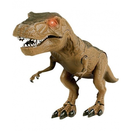 Динозавр T-Rex на РУ (свет,звук) в коробке светятся глаза;подвижные конечности;рычит 9989 - фото 5