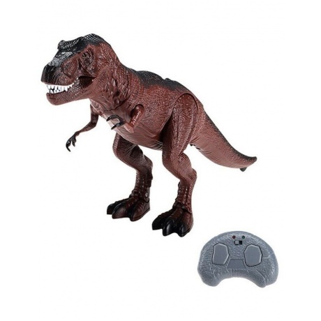 Динозавр T-Rex на РУ (свет,звук) в коробке светятся глаза;подвижные конечности;рычит 9989 - фото 8
