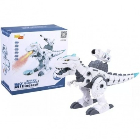 Динозавр на РУ (свет,звук,пар) с проектором в коробке сборный,ст...