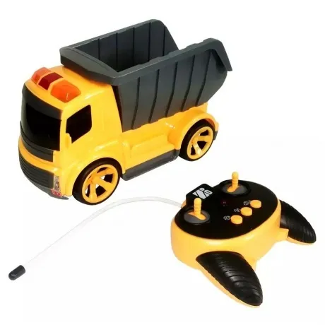 Грузовой автомобиль "Самосвал" на РУ (свет,звук) в коробке движе...