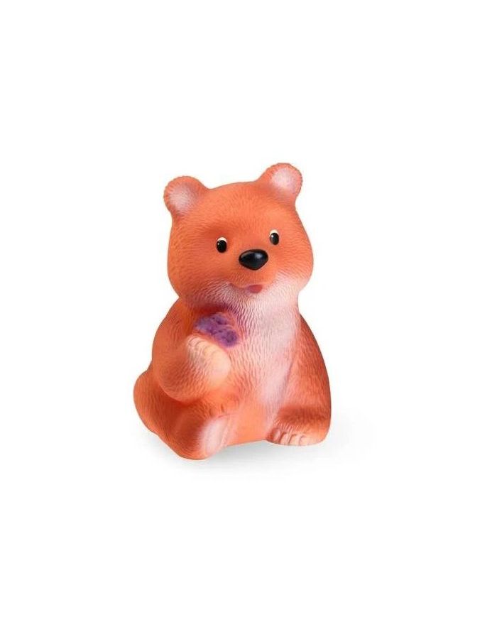 игрушка для ванной огонёк медведь топтыжка с 643 оранжевый Игрушка Огонек Медведь Топтыжка С-643