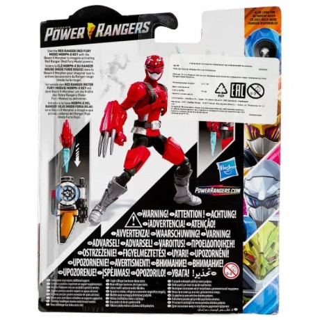 Игрушка HASBRO POWER RANGERS Красный Рейнджер с боевым ключом E6029 - фото 3