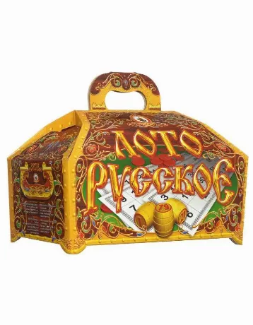 Лото "Русское" (ларец) 02002/52150