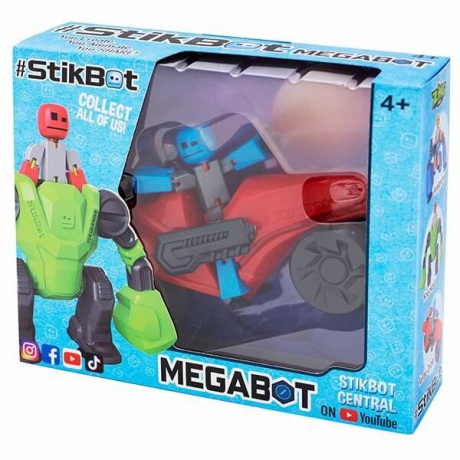 Игрушка Stikbot Мегабот Турбо Байк - фото 2