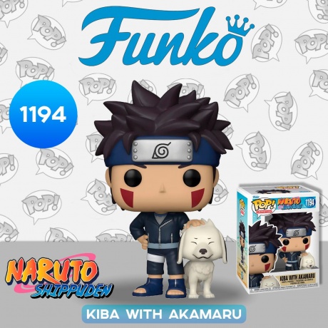 Фигурка Funko POP! &quot;Наруто&quot; Киба и Акамару (Naruto Shippuden: Kiba with Akamuru - фото 12