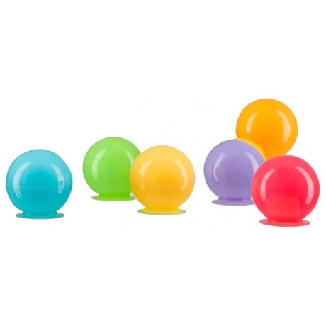 Набор ПВХ-игрушек для ванной Happy Baby IQ-BUBBLES - фото 2