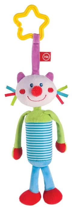 

Подвесная игрушка-колокольчик Happy Baby PERKY KITTY