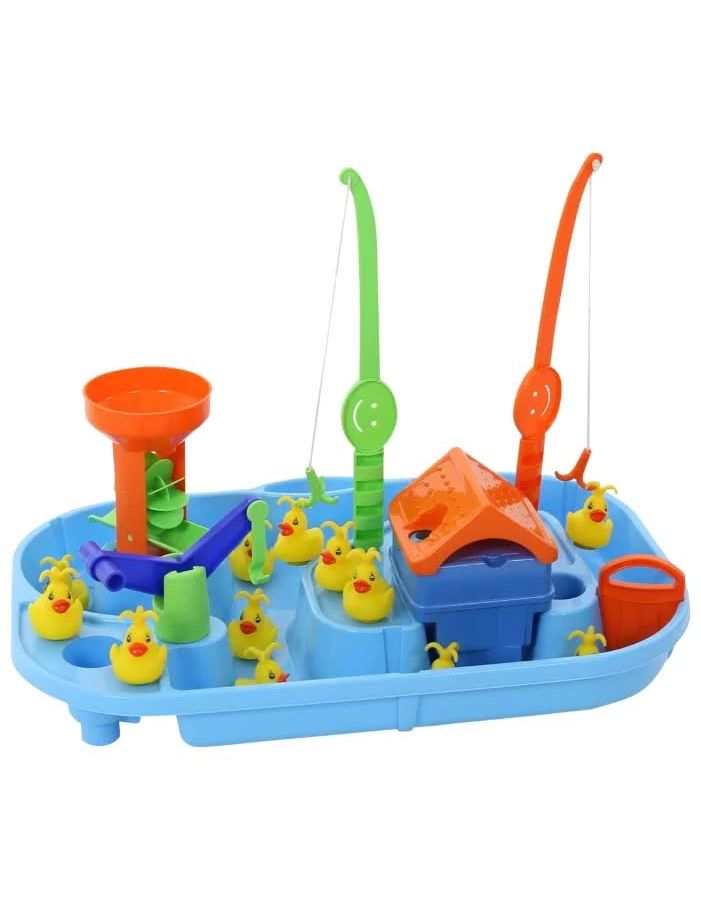 Набор игрушек для ванной Полесье Поймай уточку для 2-х игроков 40541 - фото 1