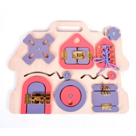 Бизиборд ДЕСЯТОЕ КОРОЛЕВСТВО 02103 Домик - фото 2