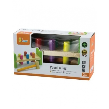 Стучалка-забивалка в коробке VIGA VG50827 - фото 2