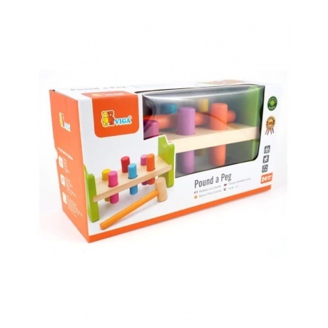 Стучалка-забивалка в коробке VIGA VG50827 - фото 3