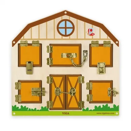 Игра "Открой-закрой замочки"в коробке VIGA VG51627