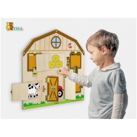 Игра "Открой-закрой замочки"в коробке VIGA VG51627 - фото 3