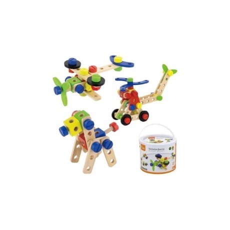 Конструктор  48 дет.в ведре VIGA VG50383 - фото 5