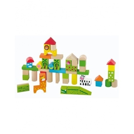 

Конструктор"Зоопарк"50 дет.в ведре VIGA 50286