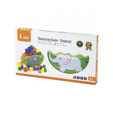 Игра Слон-балансир в коробке 24 детали VIGA VG50390