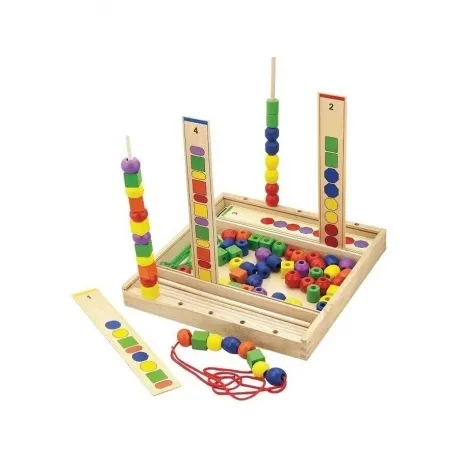 Игра "Повтори последовательность"в ящике 70 бусин разных размеро...