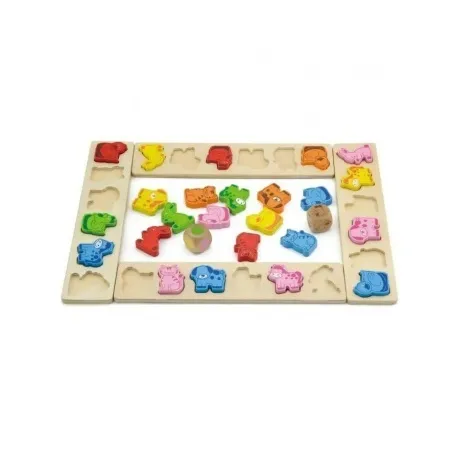 Головоломка "Карнавал животных"36 дет.в коробке 24 фигурки, 2 ку...