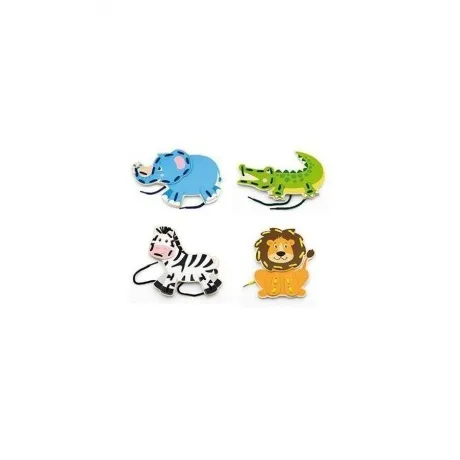 Шнуровка Животные в коробке VIGA 51326