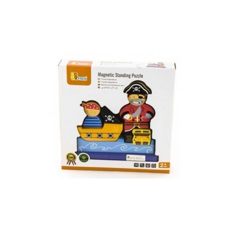 Магнитный 3D Пазл"Пираты"10 дет.в коробке VIGA VG50077 - фото 2