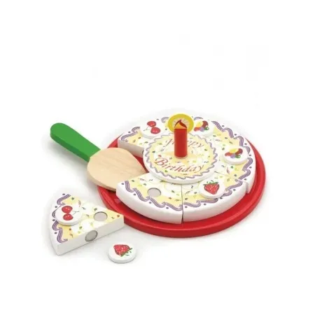 Набор "Режем торт"в коробке 6 кусочков торта,тарелка,лопатка,6эл...