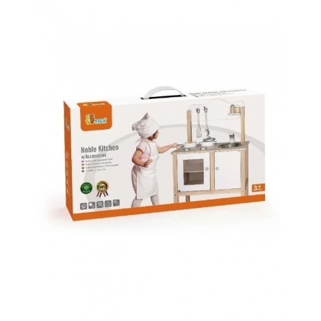 

Набор Кухня в коробке раковина,плита,духовой шкаф,кастрюля,сковорода,лопатка,ложка VIGA 50223