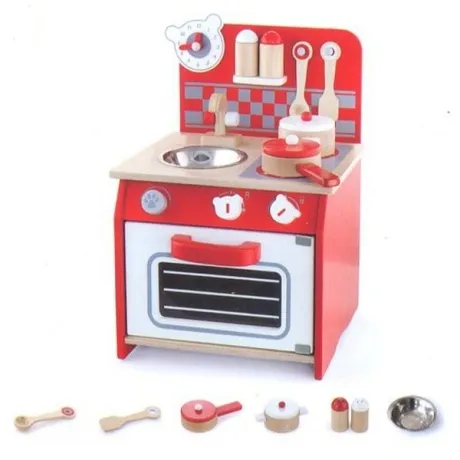 Набор "Мини-кухня" в коробке плита,духовка,раковина,часы,посуда,...