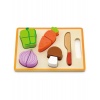 Набор"Режем овощи"6 пред.(нож,доска,лук,гриб,морковь,перец) VIGA...