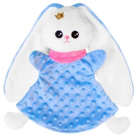 Кукла на руку "Зайка" голубой (Мякиши) 457 - фото 2