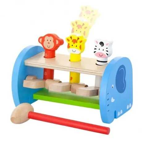 Стучалка-забивалка в коробке подставка,3 стержня с изображением ...