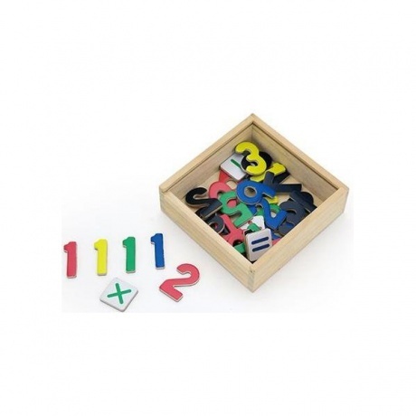 Набор Цифры на магните(37шт)в ящике VIGA VG50325 - фото 2