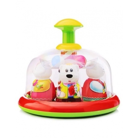 Юла-карусель "Аттракцион" 17 см в пакете 01398 - фото 2