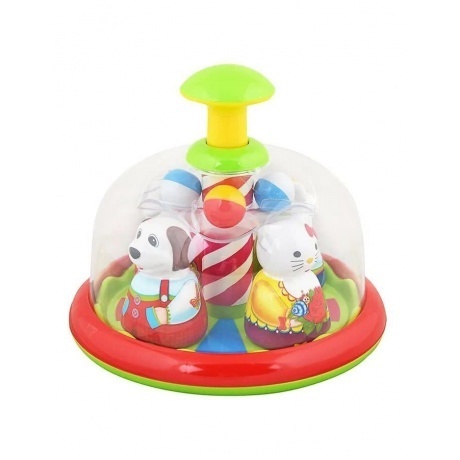 Юла-карусель "Аттракцион" 17 см в пакете 01398 - фото 3