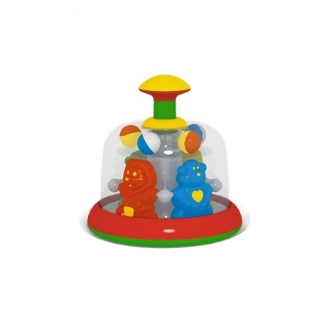 Юла-карусель &quot;Цирк&quot; 17 см в пакете 01389 - фото 2