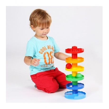 Развиваюшая пирамида-лабиринт &quot;Зайкина горка №1&quot; 15001 - фото 7