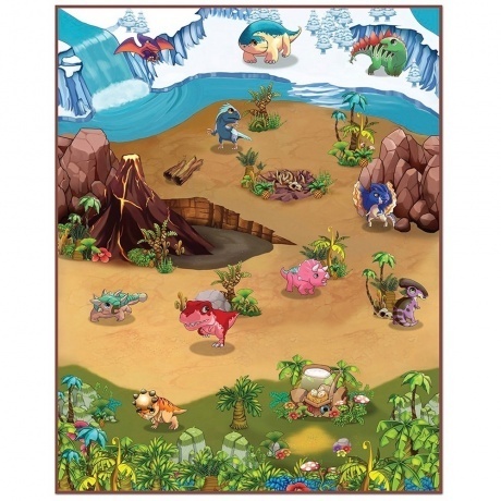 Игровой коврик &quot;Динопарк 3D&quot; 90*120 см, Кнопа 657043 - фото 1