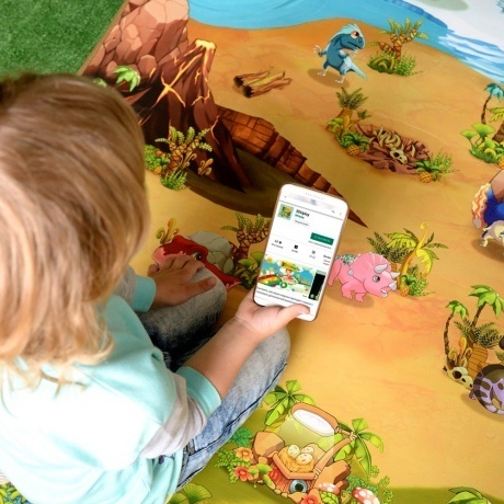 Игровой коврик &quot;Динопарк 3D&quot; 90*120 см, Кнопа 657043 - фото 3