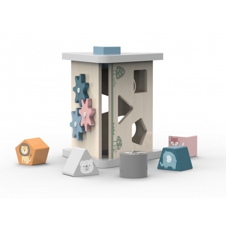 Сортер "Домик" в коробке 44007 - фото 2