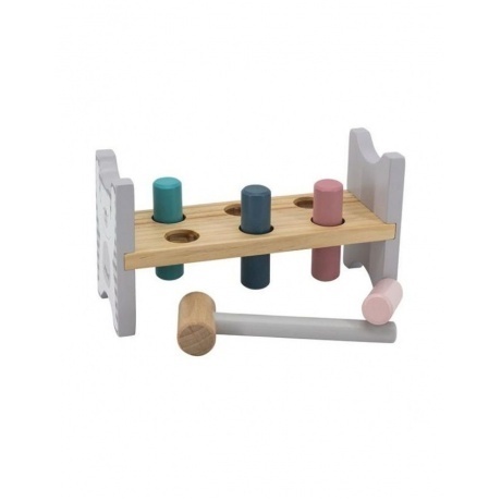 Стучалка-забивалка "Белый мишка" в коробке 44009 - фото 3