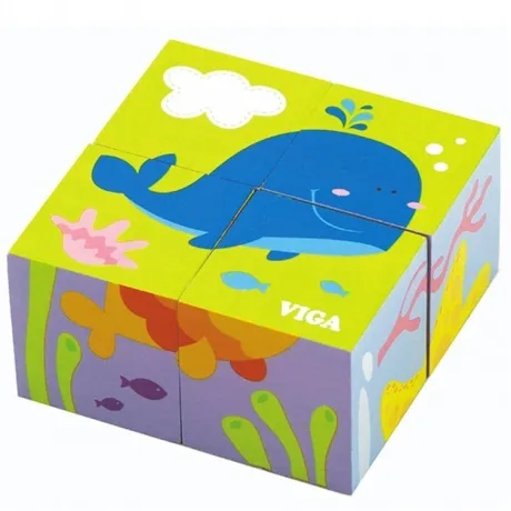 Кубики 4 элемента в коробке VG50161